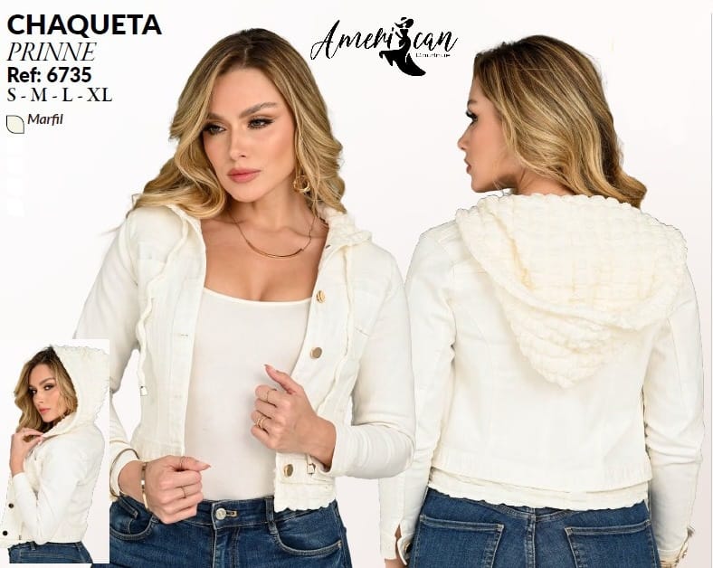 CHAQUETA PRINNE BLANCA